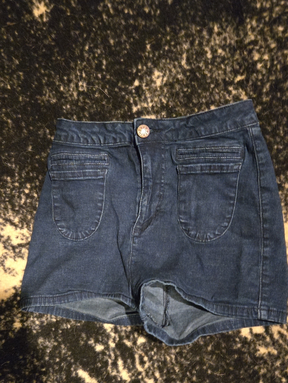 BDG High-Rise Dark Blue Denim Women’s Shorts